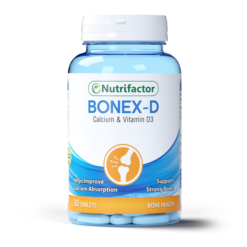 Bonexx Bonex-D | Calcium & Vitamin D3 for Strong Bones & Teeth Health ...