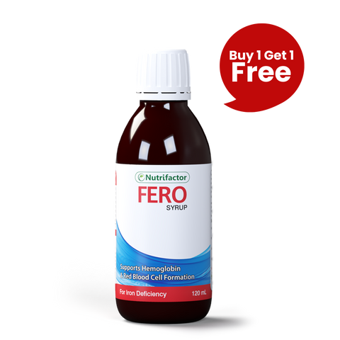 (Buy One, Get One FREE) Fero Syrup - Iron blend to support red blood cells & energy